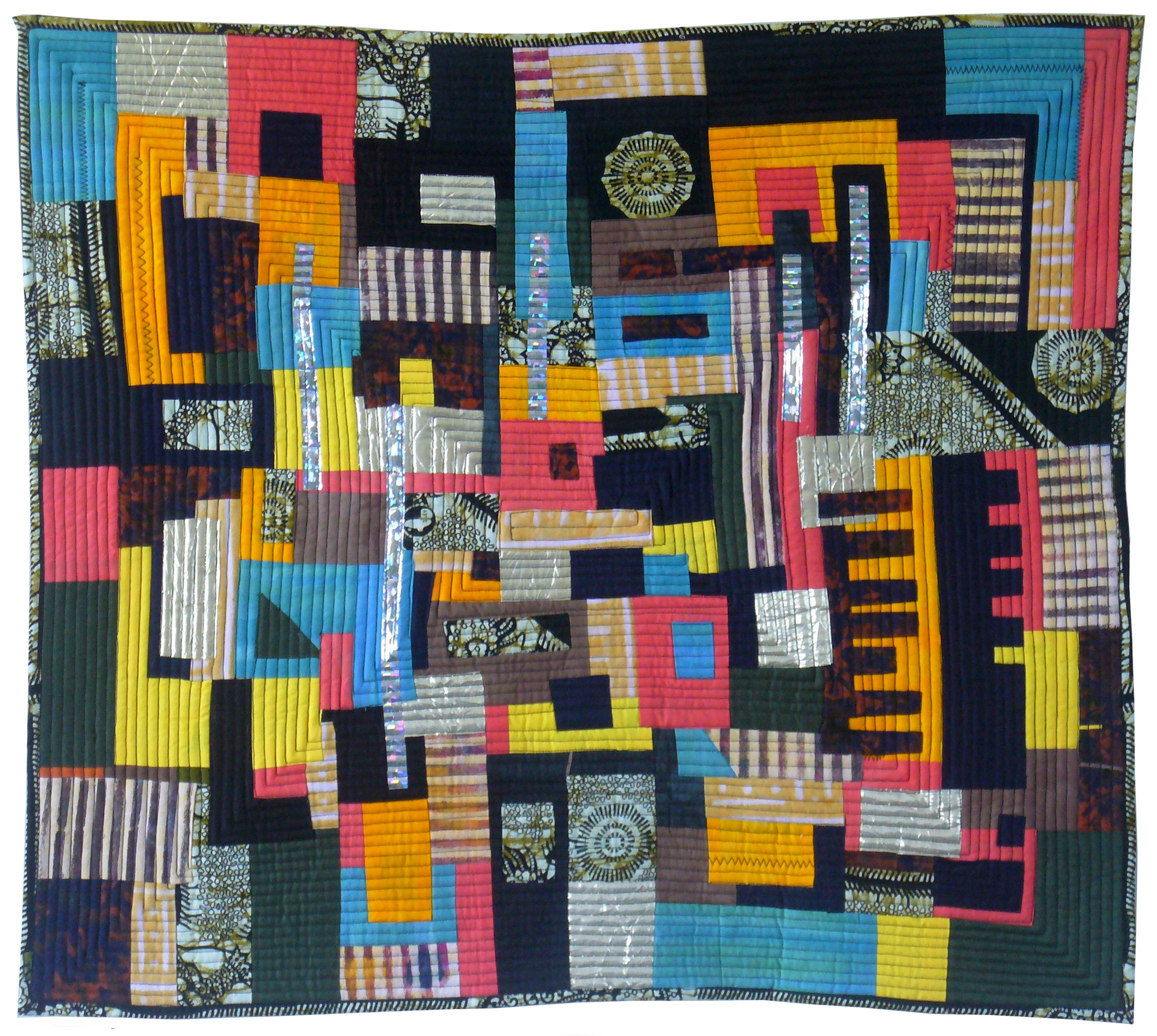  African Quilts: All That Jazz; 26" x 29", cotton