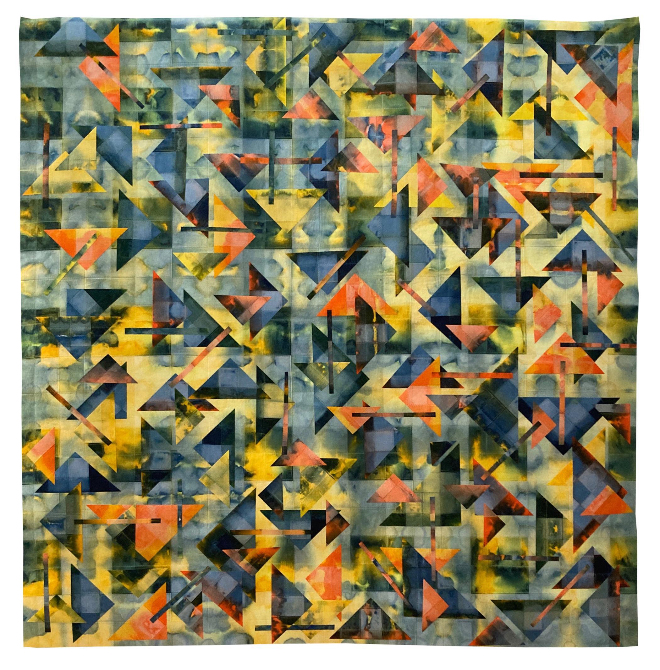 Jane  Quimby - Blue/Orange Angles