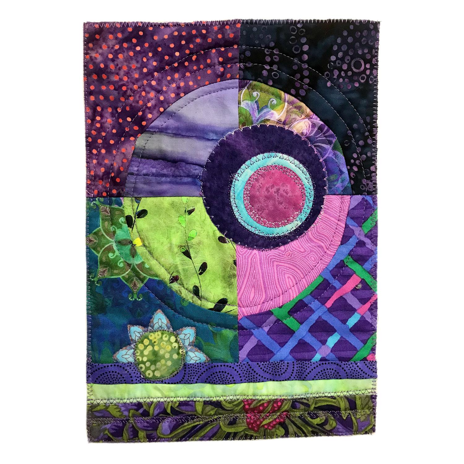 Circling It | SAQA - Studio Art Quilt Associates