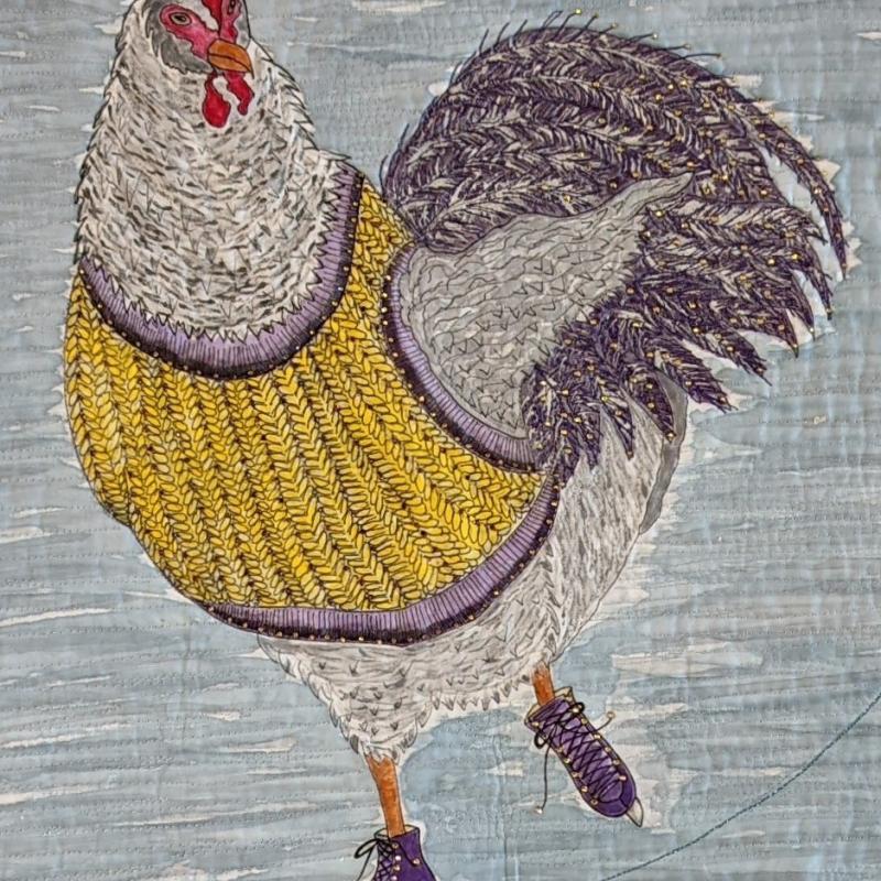 Chickens on Ice (Detail)