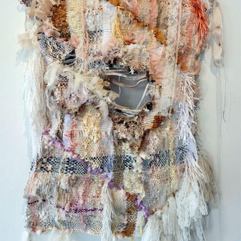 Erin C. Doherty - Womb (abstract woven piece)